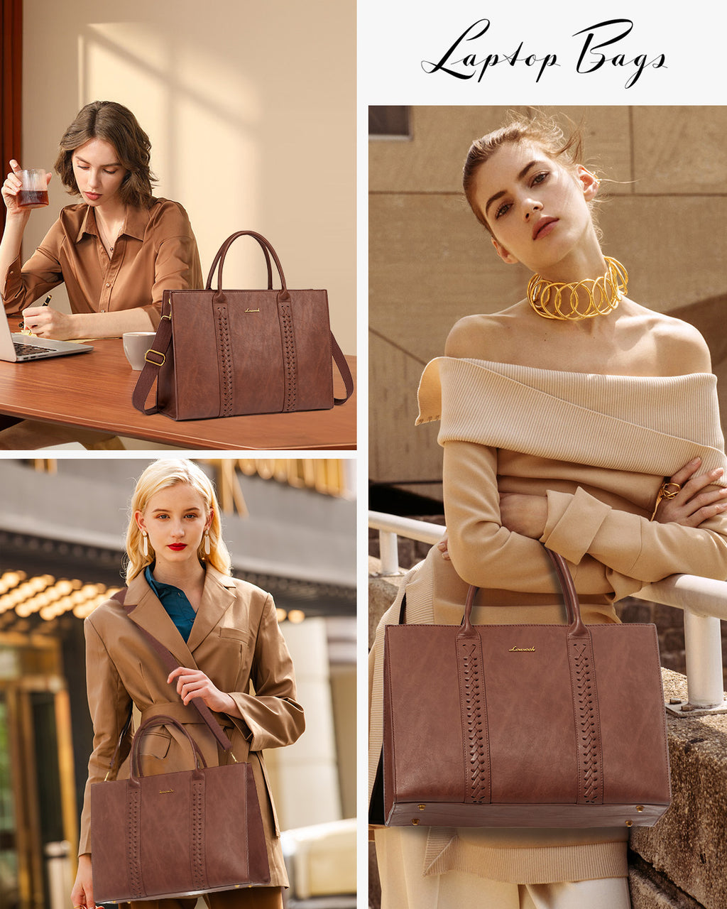 Klassieke Leren Business Tote – 15.6 Inch