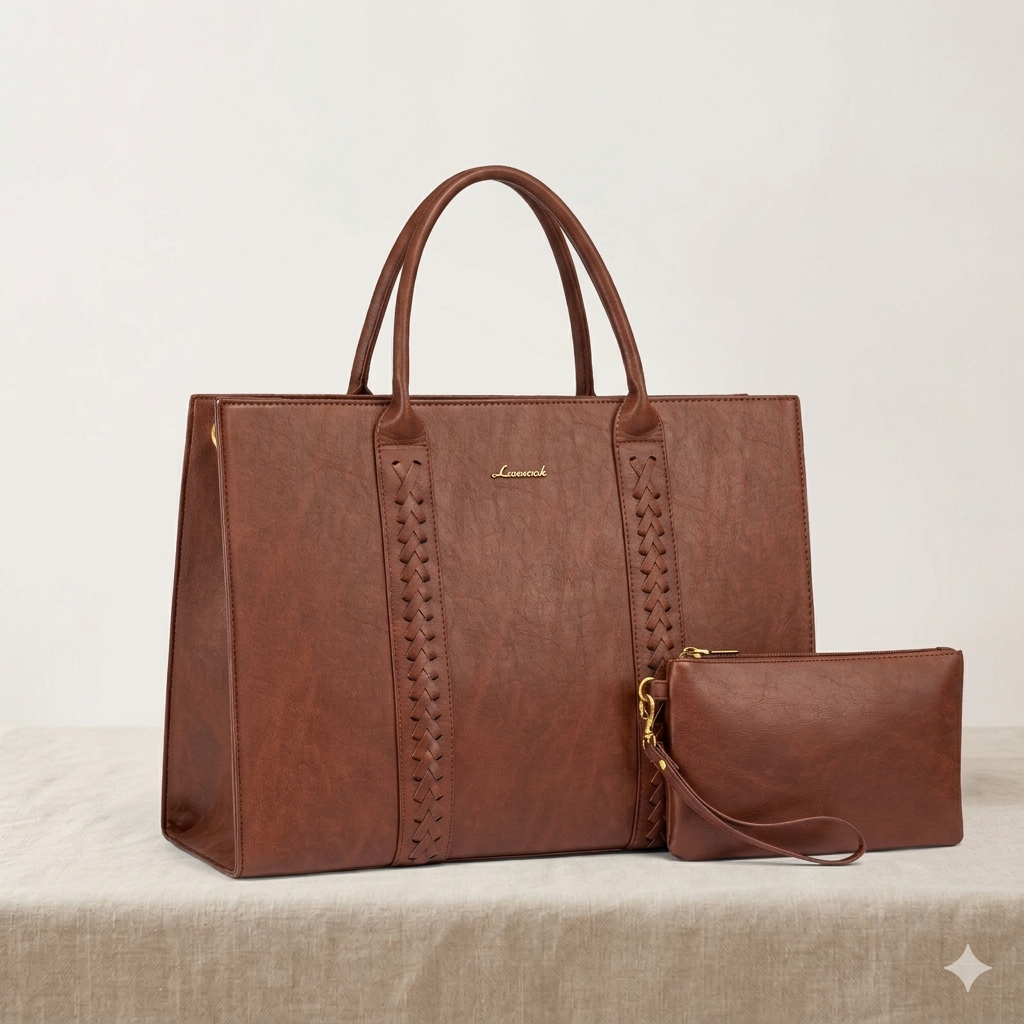 Klassieke Leren Business Tote – 15.6 Inch